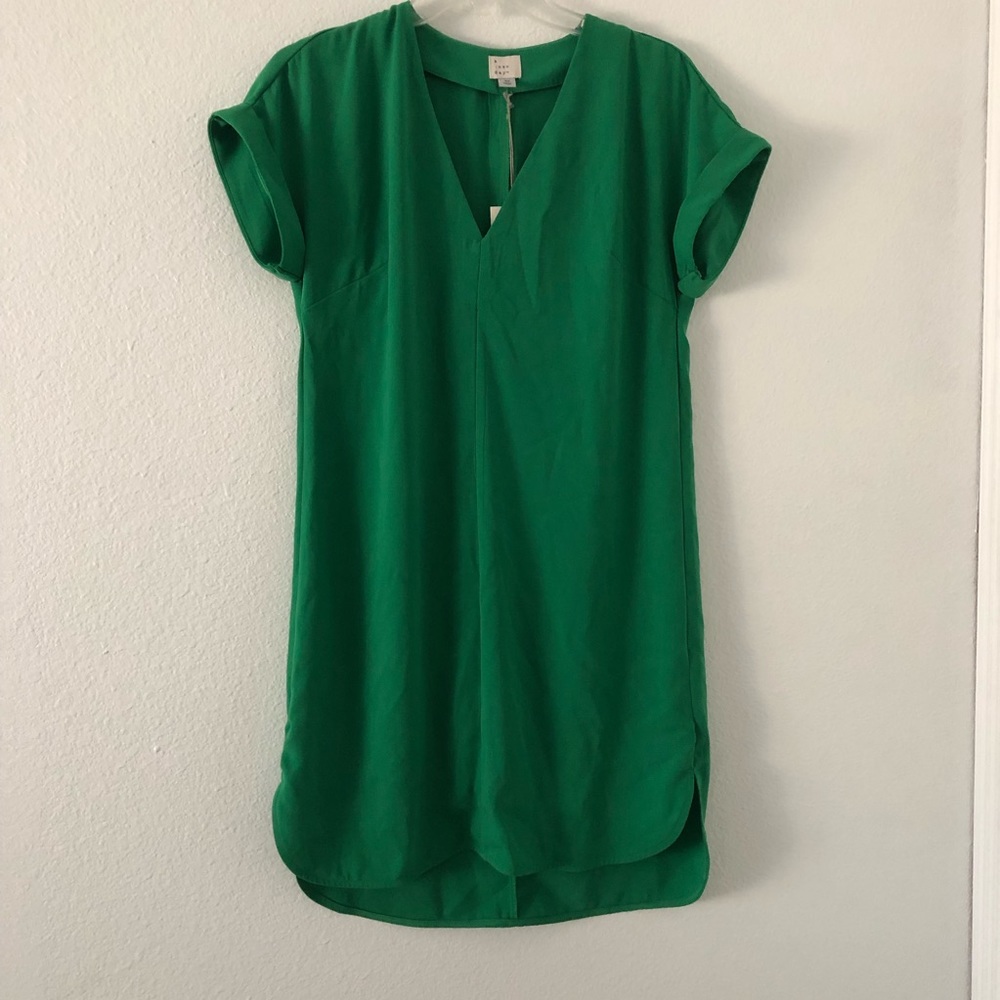 A New Day Tunic Dress Green NWT